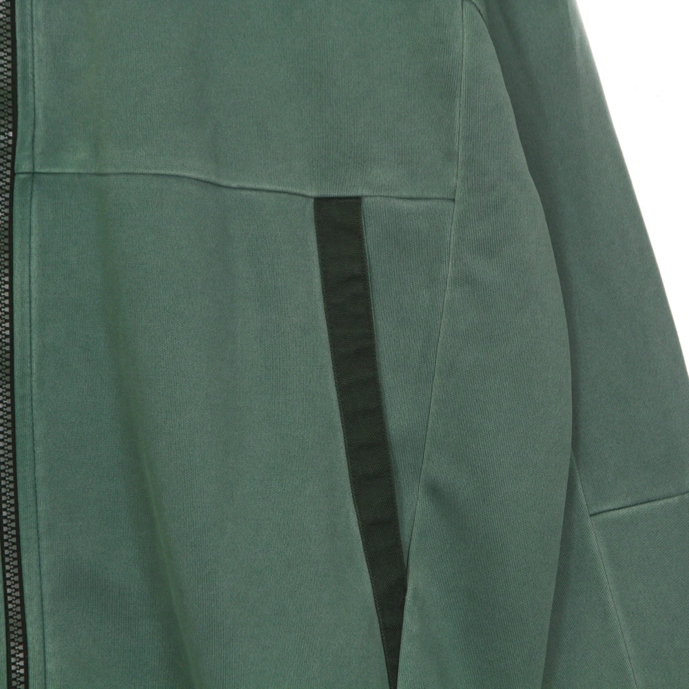 Nike High Neck Zip-through Jacket Green Heren