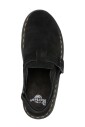 chaussures-plates-noires-avec-boucle