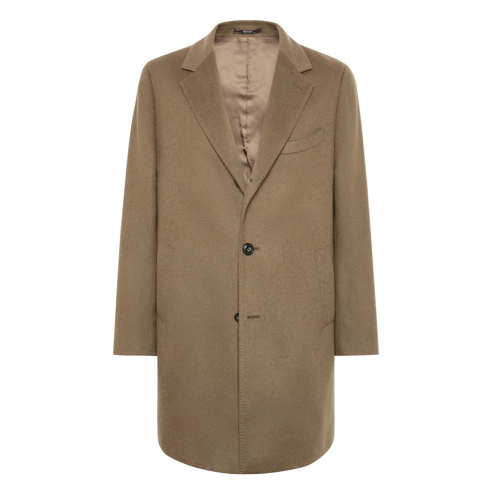 Boggi Milano Enkelrijige jas Brown Heren