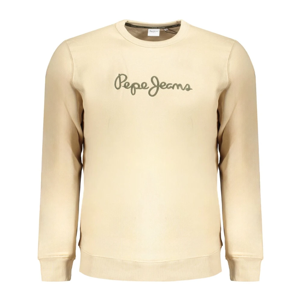 Pepe Jeans Capuchontrui Beige Geborduurd Logo Beige Heren