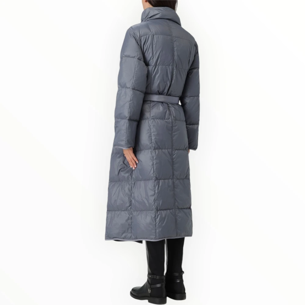 Emporio Armani Pufferjas voor Stijlvolle Winterlook Gray Dames