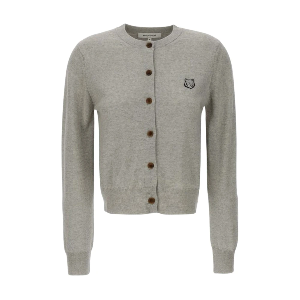 Maison Kitsuné Dames Gebreide Mode Gray Dames