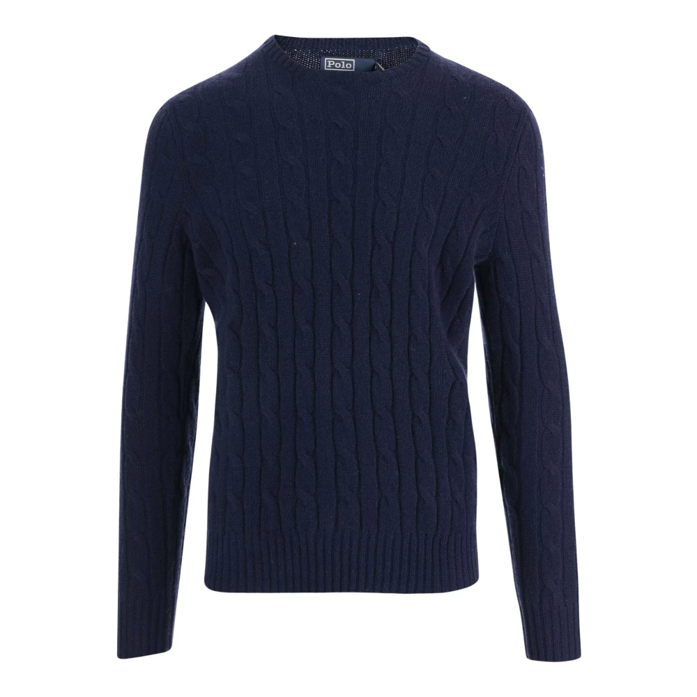 Cashmere Crew Neck Cable Knit Pullover