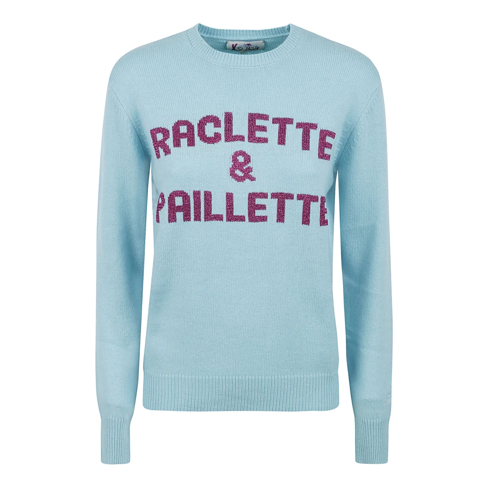 MC2 Saint Barth Nieuwe Queen Raclette Sweaters Blue Dames