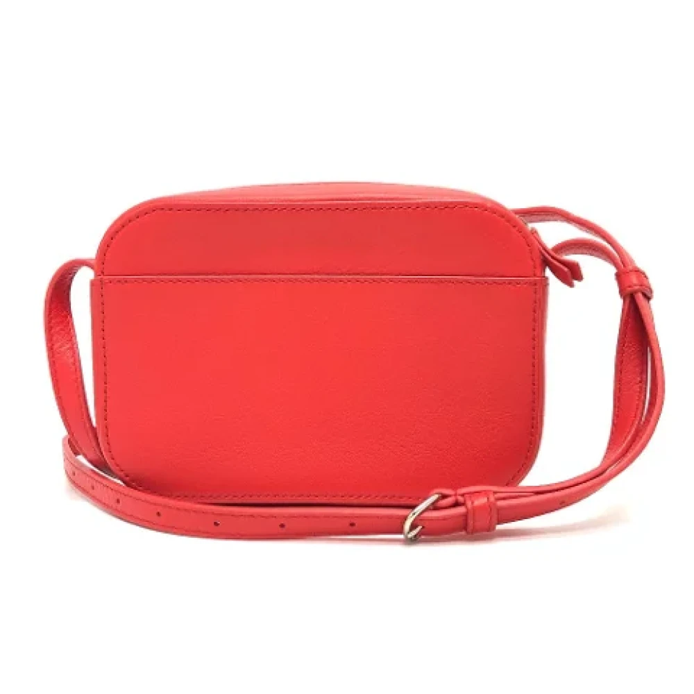 Balenciaga Vintage Pre-owned Leather balenciaga-bags Red Dames