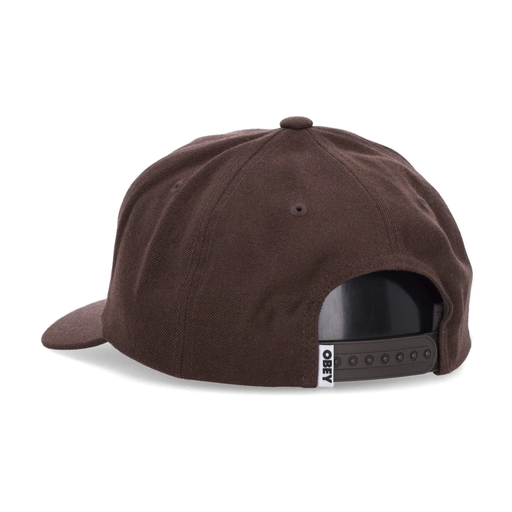 Obey Klassieke Snapback Pet Donker Chocolade Brown Heren