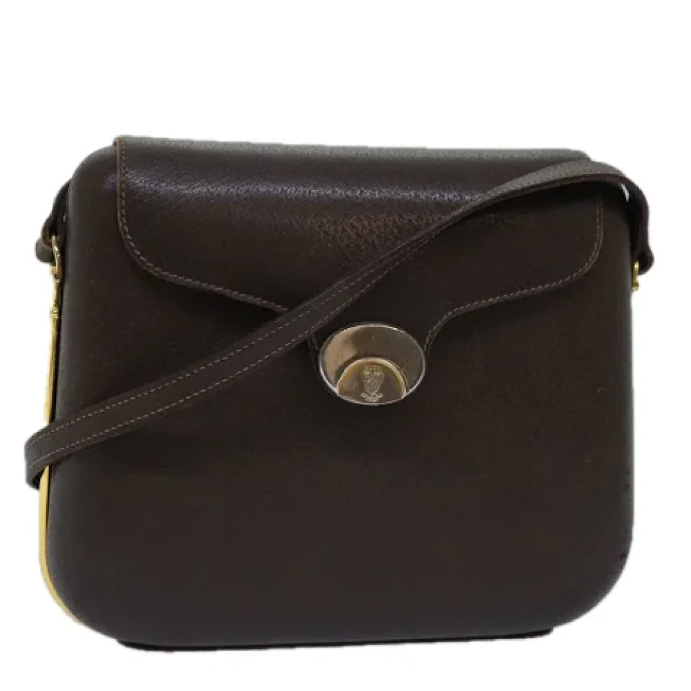Gucci Vintage Pre-owned Leather gucci-bags Brown Dames
