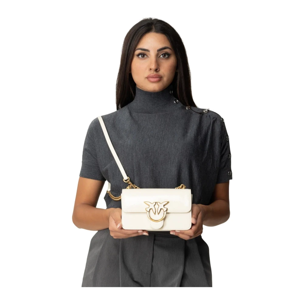 pinko Handtassen van imitatieleer Beige Dames