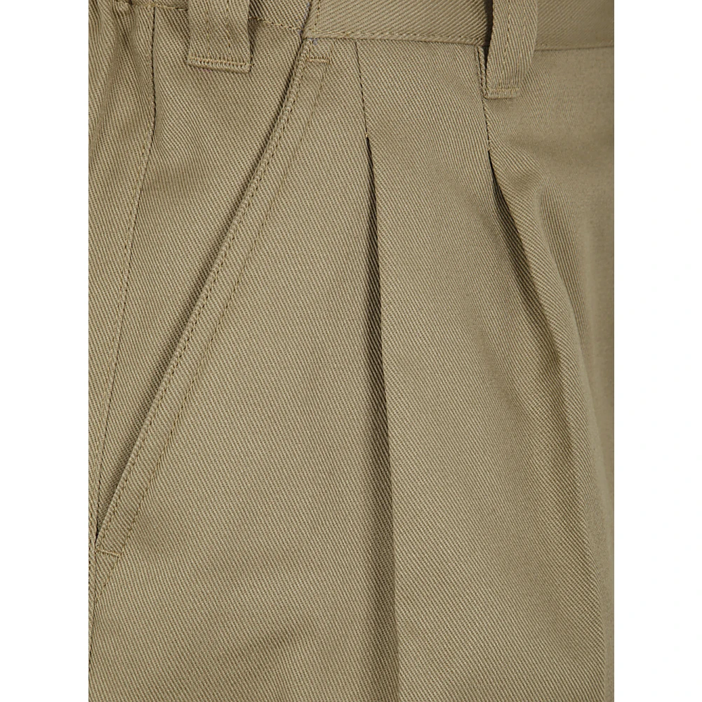 Maison Margiela Kameel Boter Shorts Brown Dames