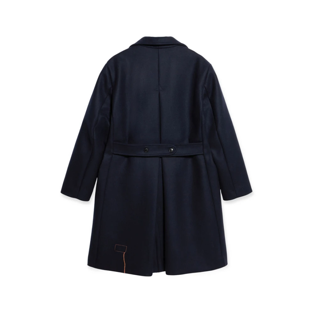Fortela Dubbelbreasted wollen jas Blue Heren
