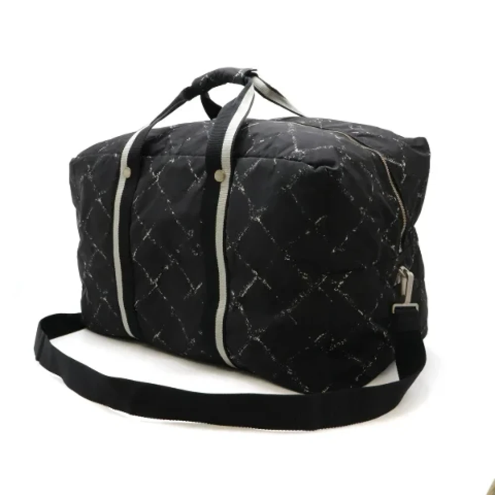 Chanel Vintage Pre-owned Canvas chanel-bags Black Dames