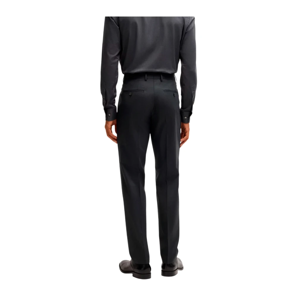 Boss Slim Fit Single-Breasted Pak Black Heren