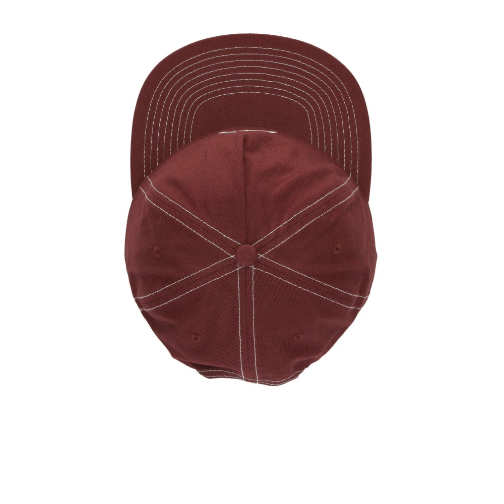 HUF Driehoek Snapback Pet Berry Brown Heren