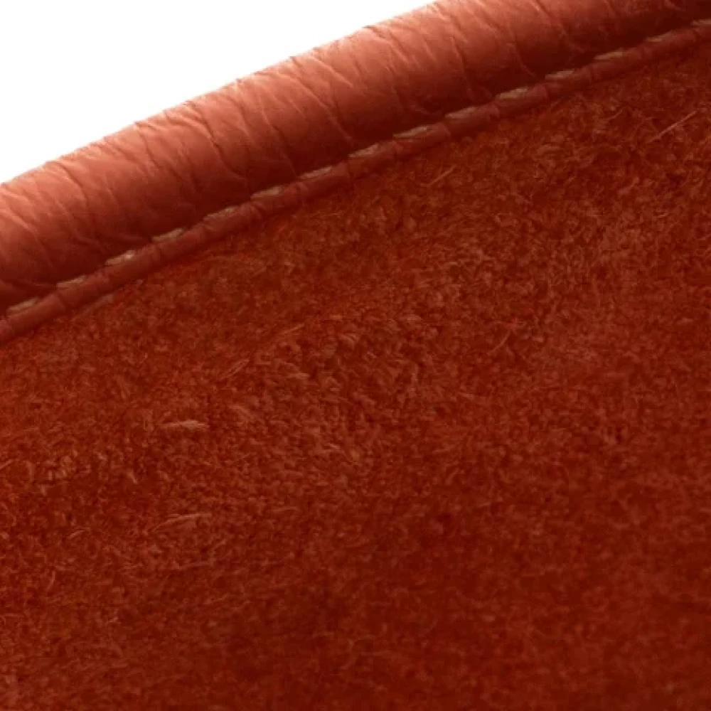 Hermès Vintage Pre-owned Leather shoulder-bags Orange Dames
