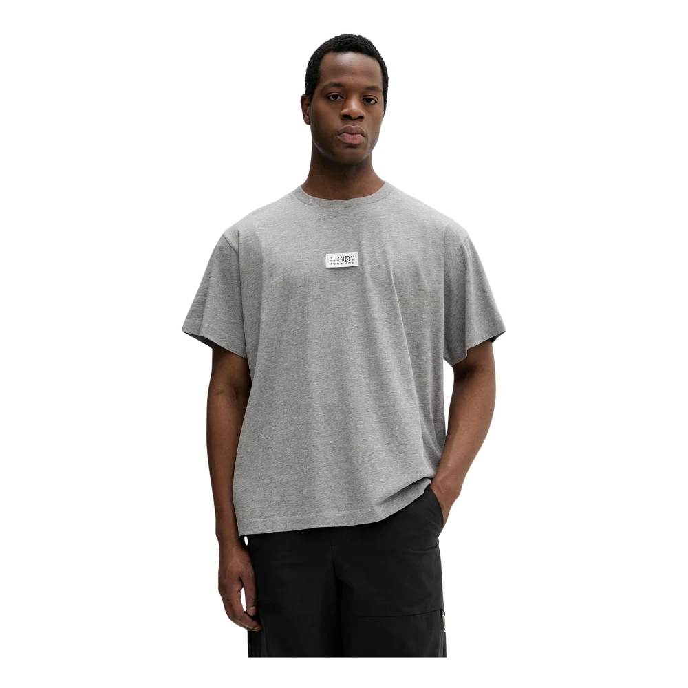 Mm6 Maison Margiela Uomo Grigio Top, M, New, - Immagine 2