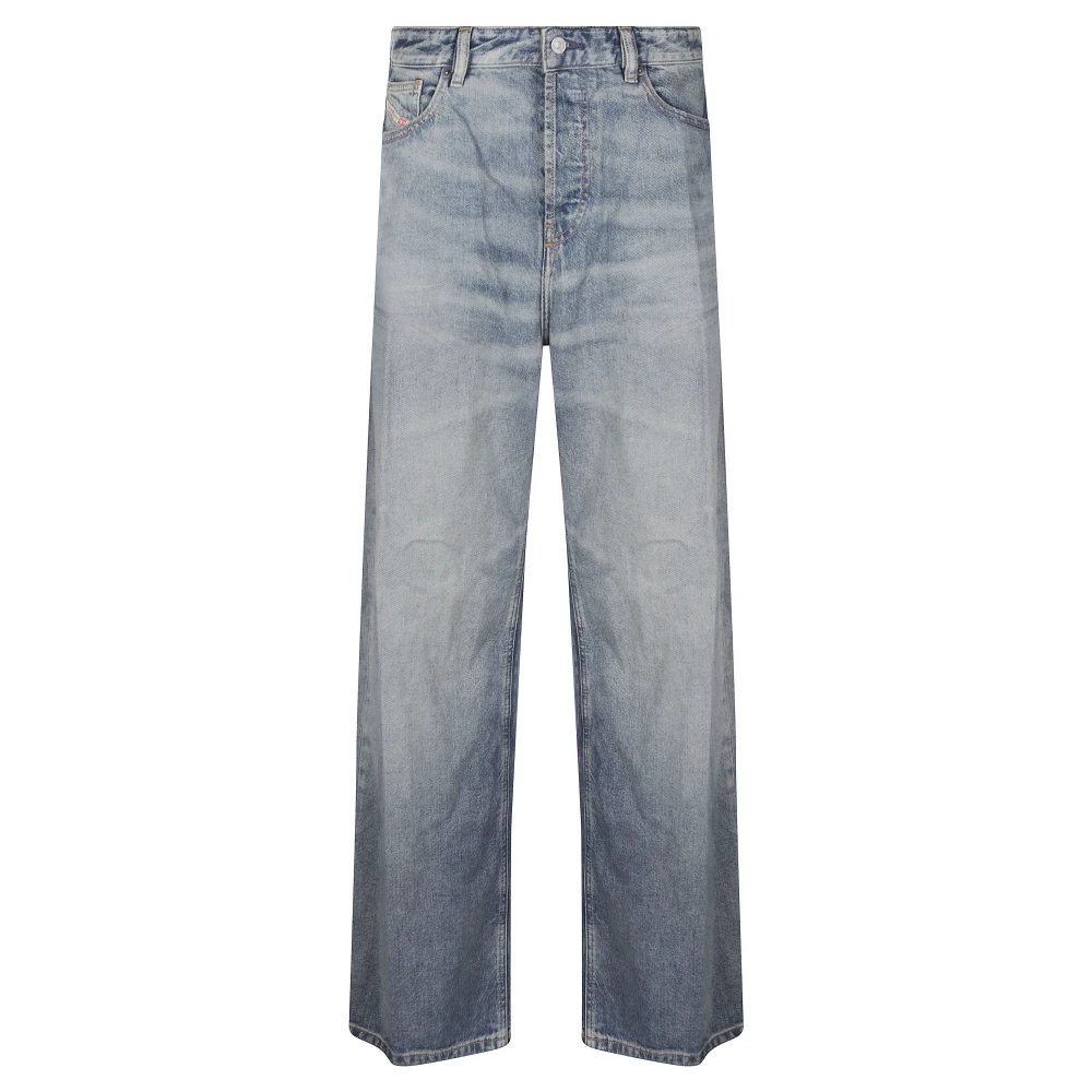 Diesel Women's Blue Wide Jeans, W26, 1996 D-Sire Jeans