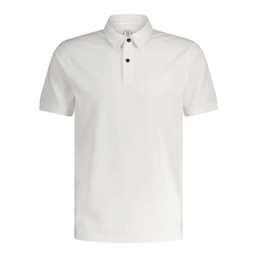 Bogner Timo Polo Shirt met Logo White Heren