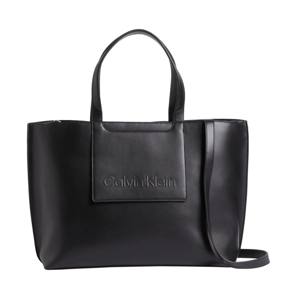 Calvin Klein Dames Shopper Tas Herfst Winter Collectie Black Dames