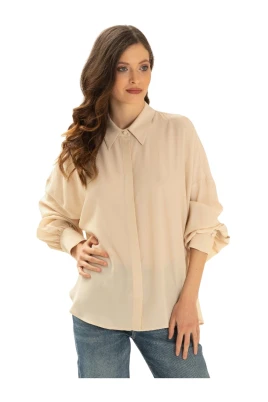 Camicia maniche lunghe in seta