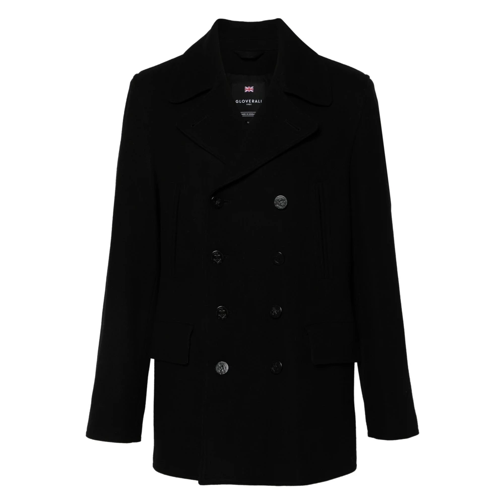 Gloverall Klassieke Churchill Peacoat Black Heren