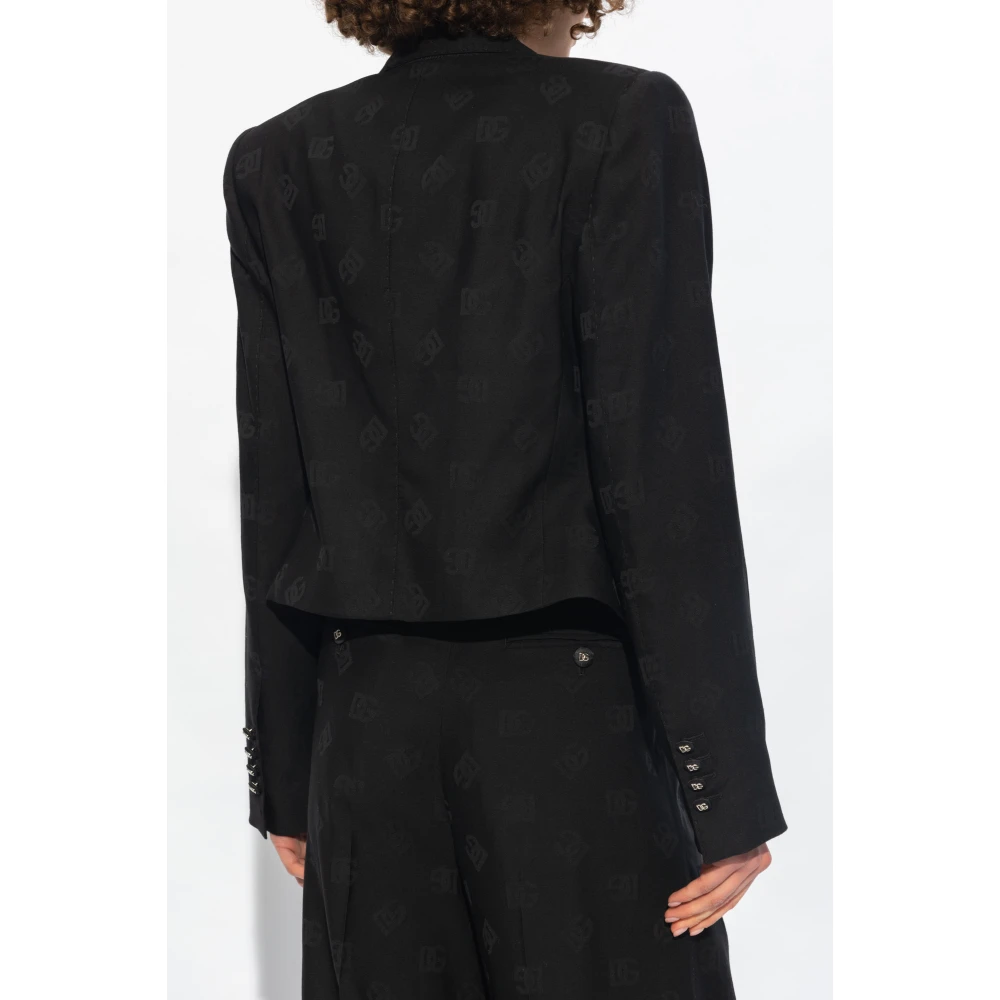 Dolce & Gabbana Gepersonaliseerde blazer Black Dames