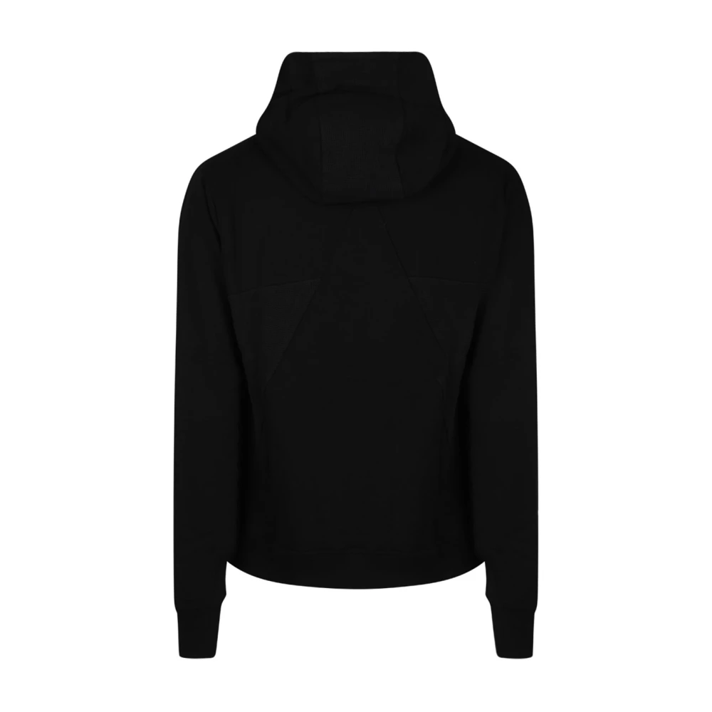 Thom Krom Zwarte hoodie met paneeldesign Black Heren