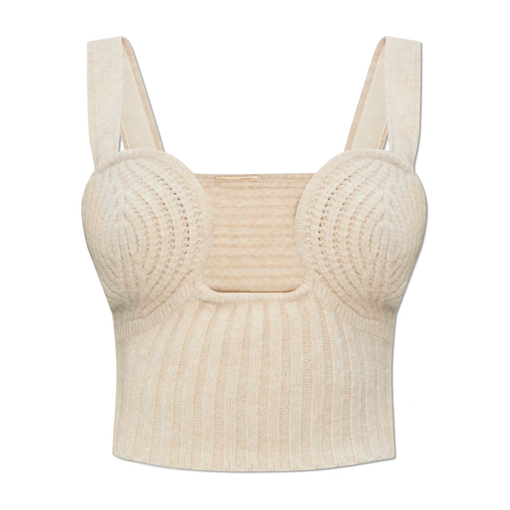 Cult Gaia Top Kensington Beige Dames