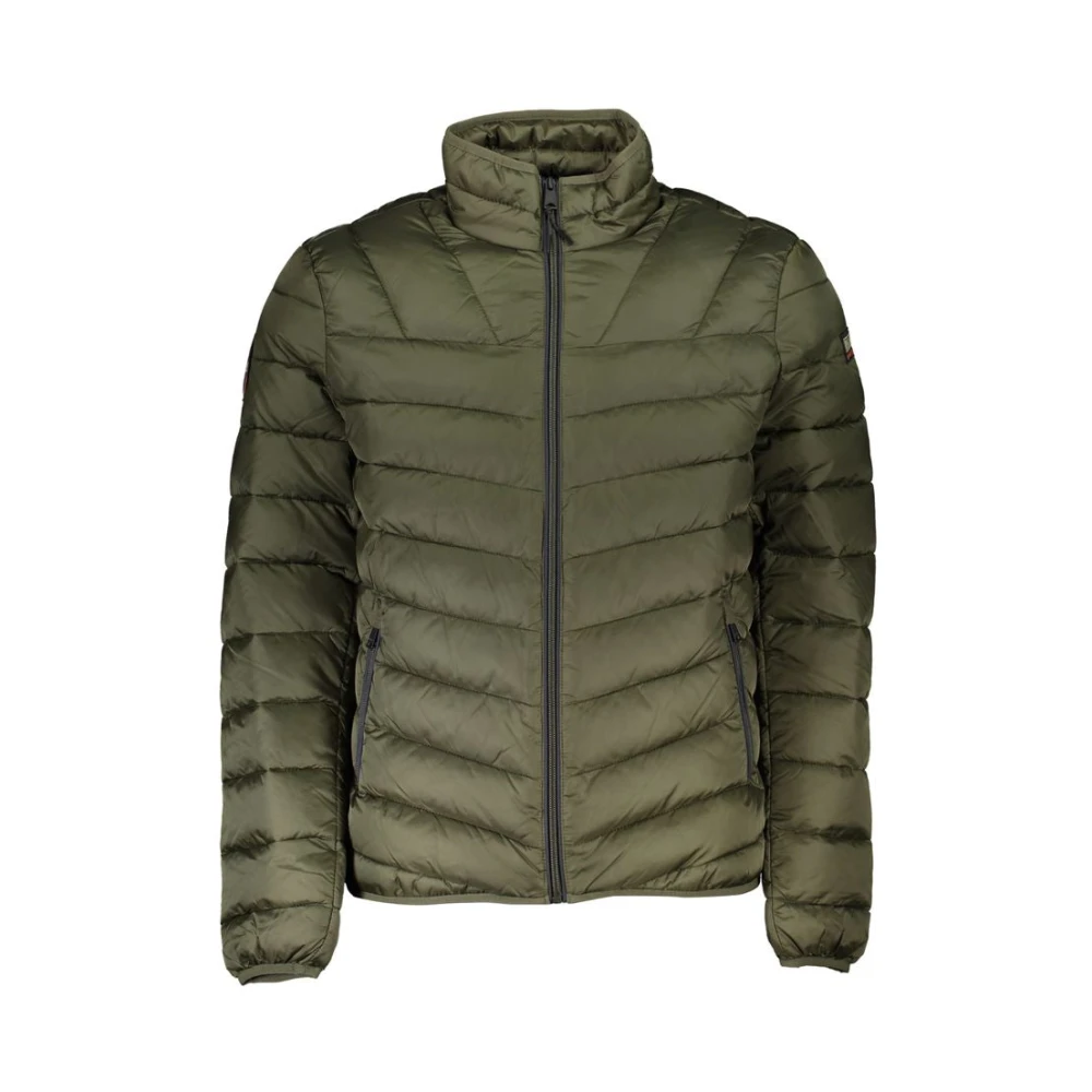 Napapijri Men's Green Winter Jackets, S, Stylish Polyamid Jacket