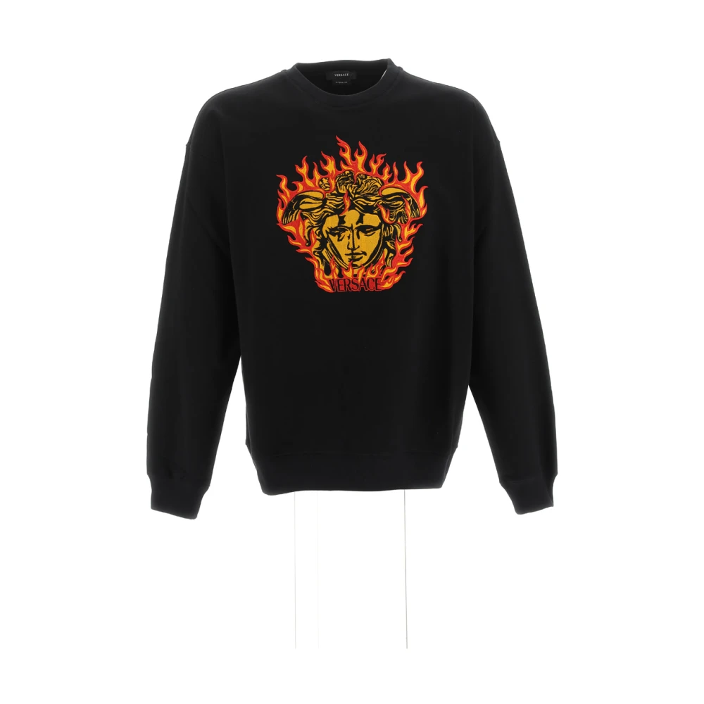 Versace Sweatshirts Black Heren