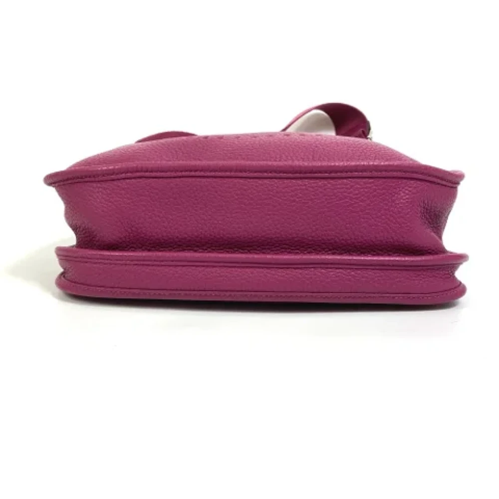 Hermès Vintage Pre-owned Leather shoulder-bags Purple Dames