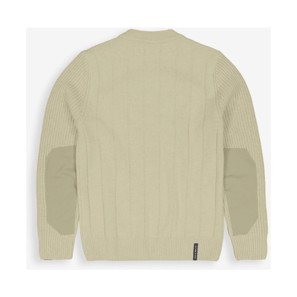 Butcher of Blue Tenzing Fab Mix Crew Trui Groen Green Heren