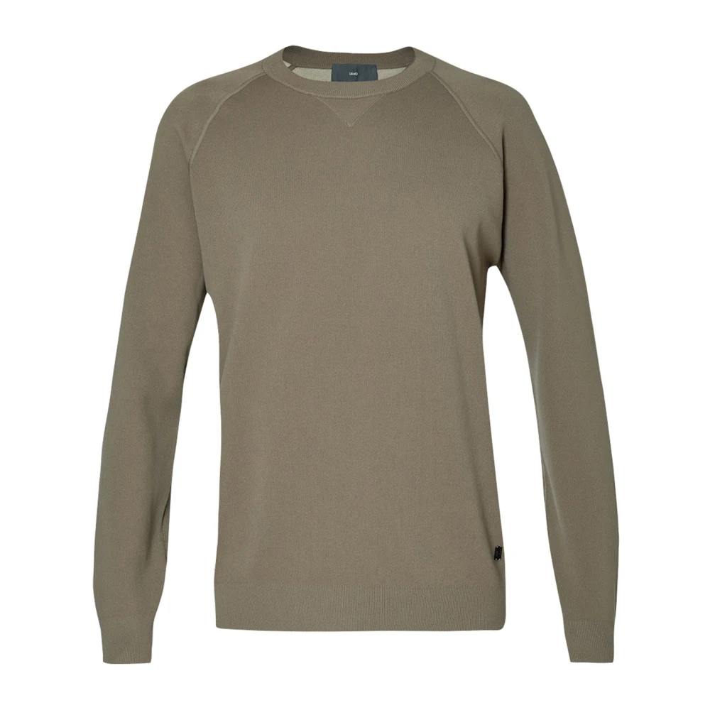 Liu Jo Groene Trui Moderne Casual Stadsstijl Green Heren