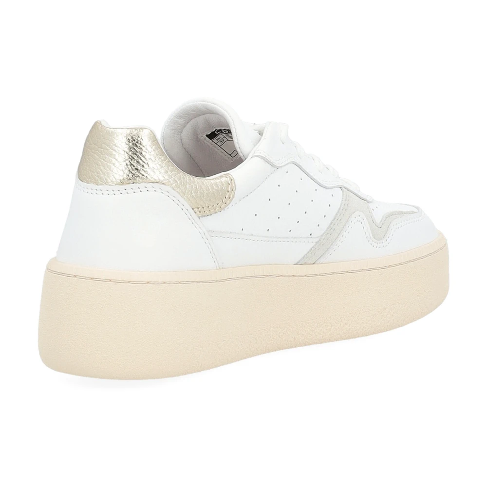 D.a.t.e. Step Calf Witleren Sneaker White Dames