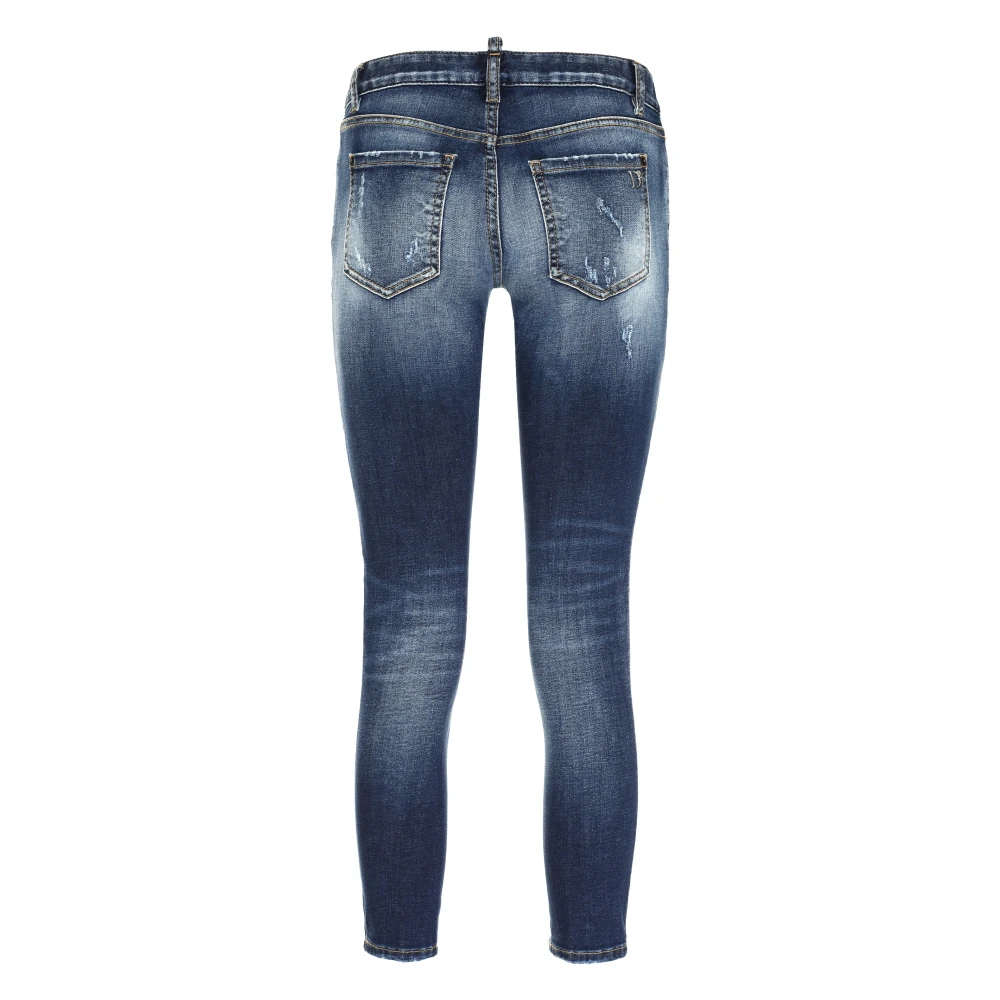 Dsquared2 Klassieke Denim 5-Pocket Jeans Blue Dames
