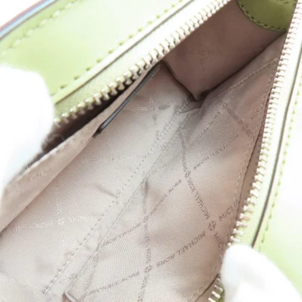 Michael Kors Pre-owned Leather shoulder-bags Green Dames