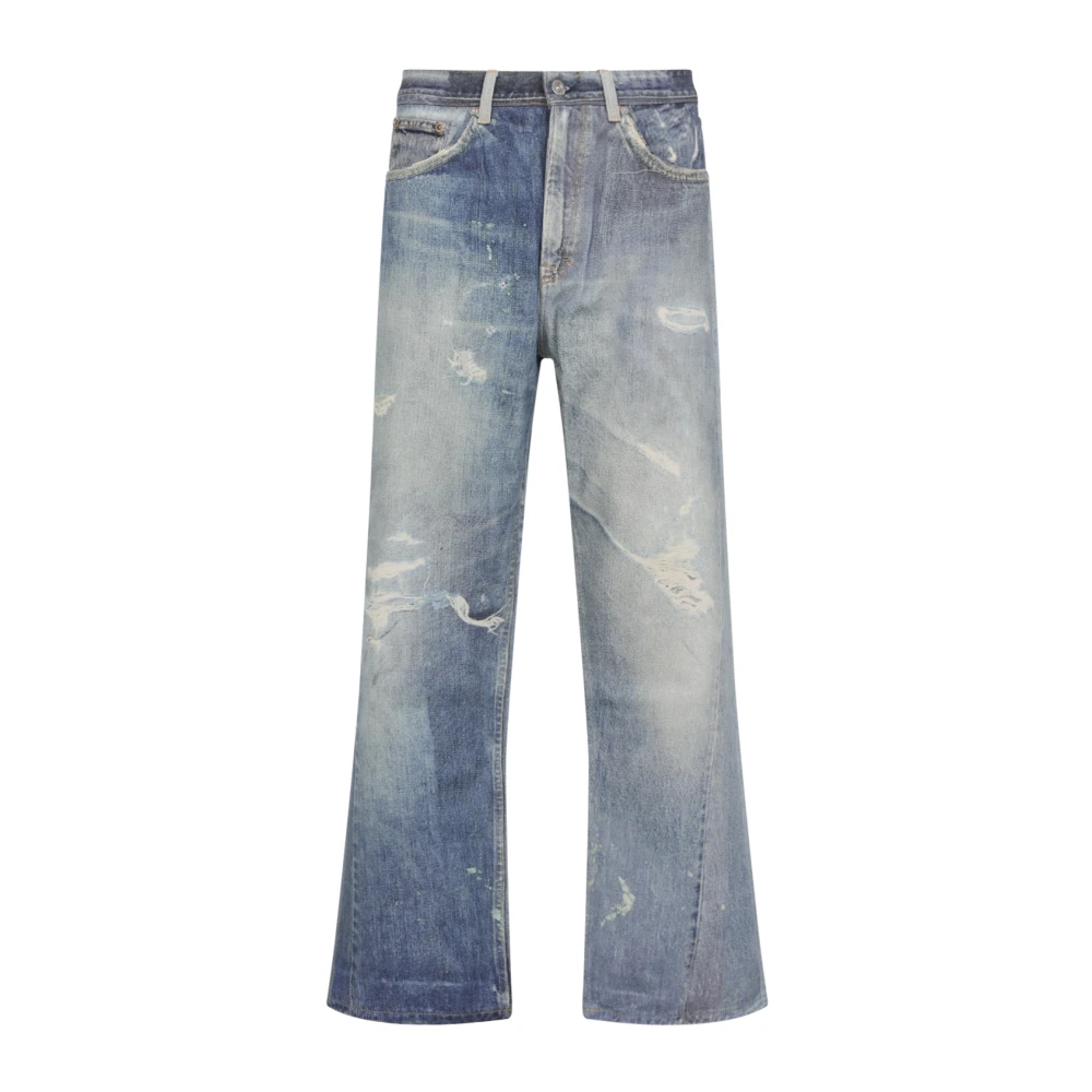 Our Legacy Blue Third Cut Jeans - Male - Wide Jeans - W32 - Jeans