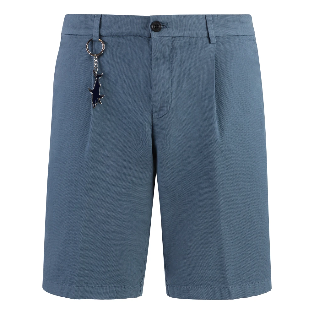 PAUL & SHARK Casual Katoenmix Shorts Blue Heren