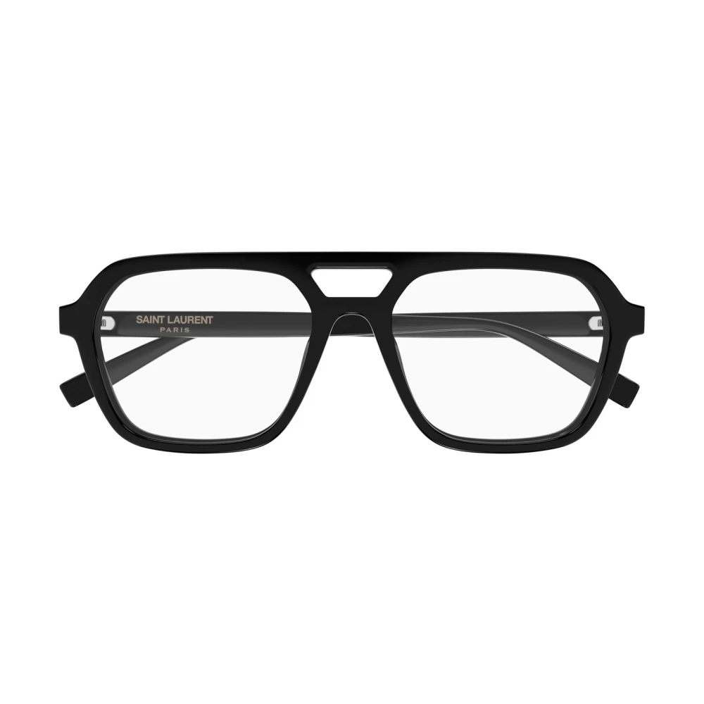 Saint Laurent Unisex Black Glasses, 55 Mm, 905 Opt 001 Eyeglasses