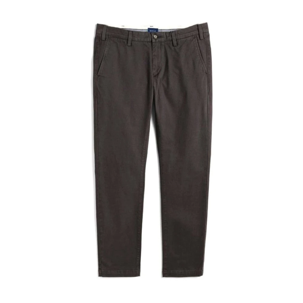 Trousers > Slim-fit Trousers - - Gant - Modalova