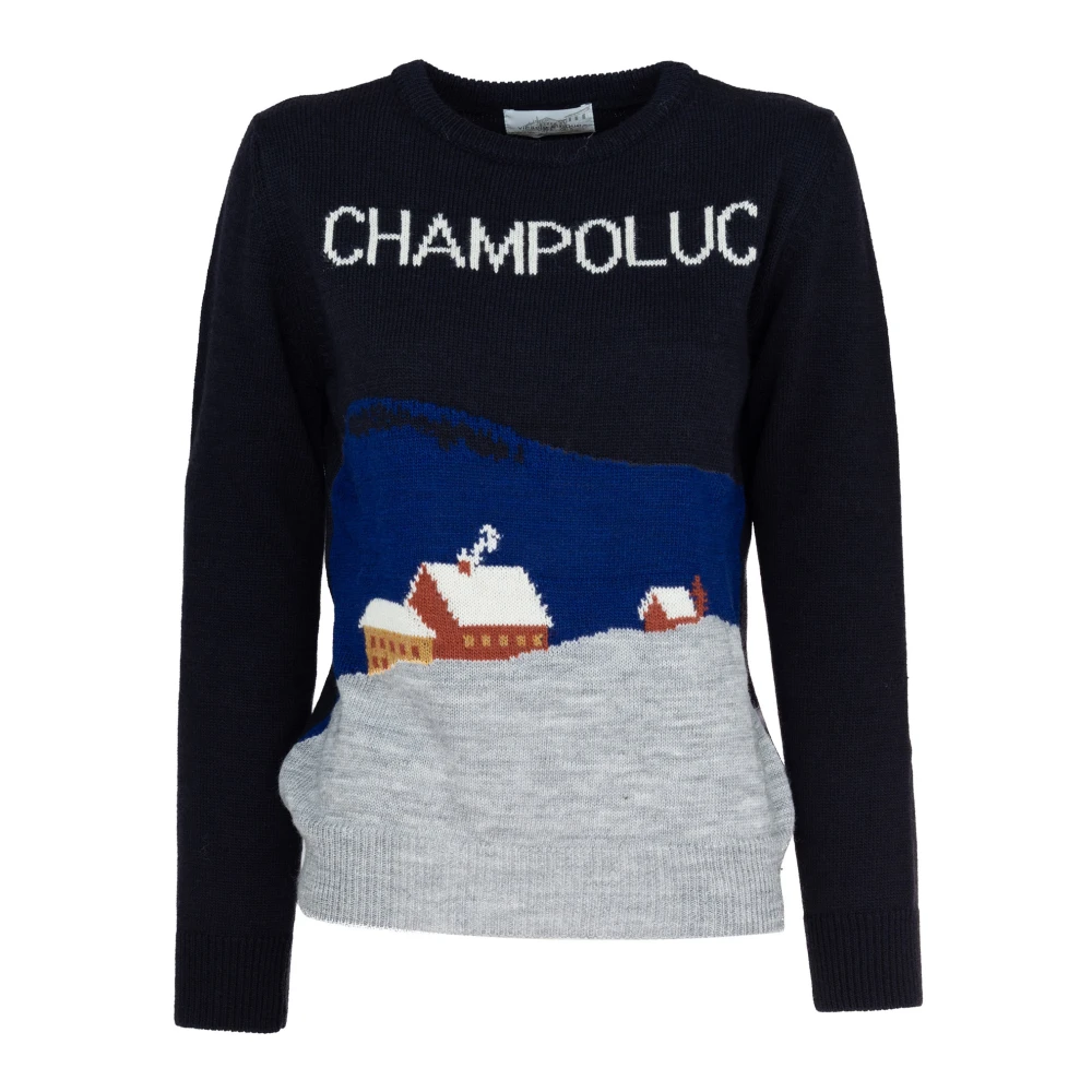 Vicario Cinque Alpine Jacquard Wollen Trui Multicolor Dames