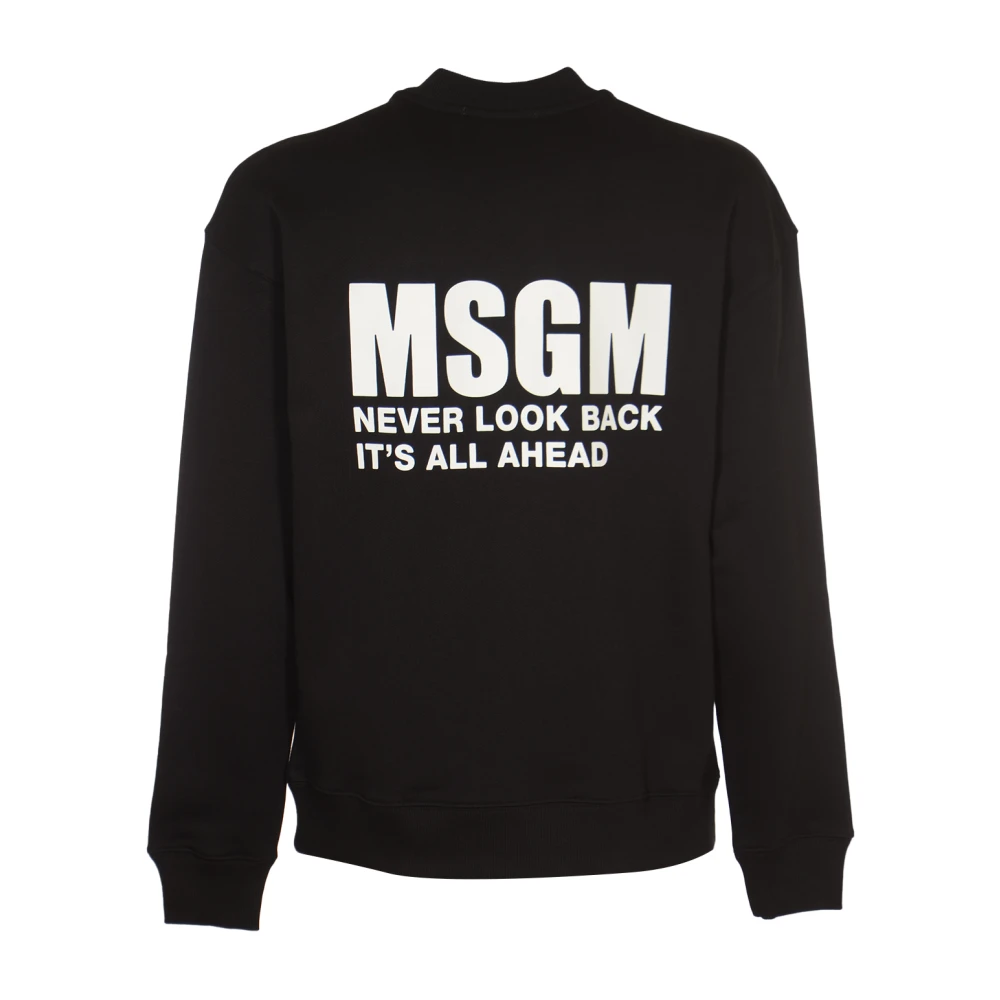 Msgm Sweatshirts Black Heren