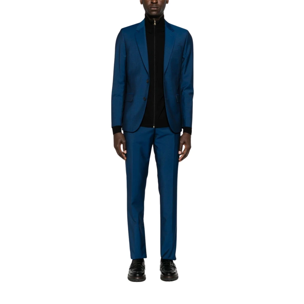 PS By Paul Smith Blauw getailleerd pak jurk Blue Heren
