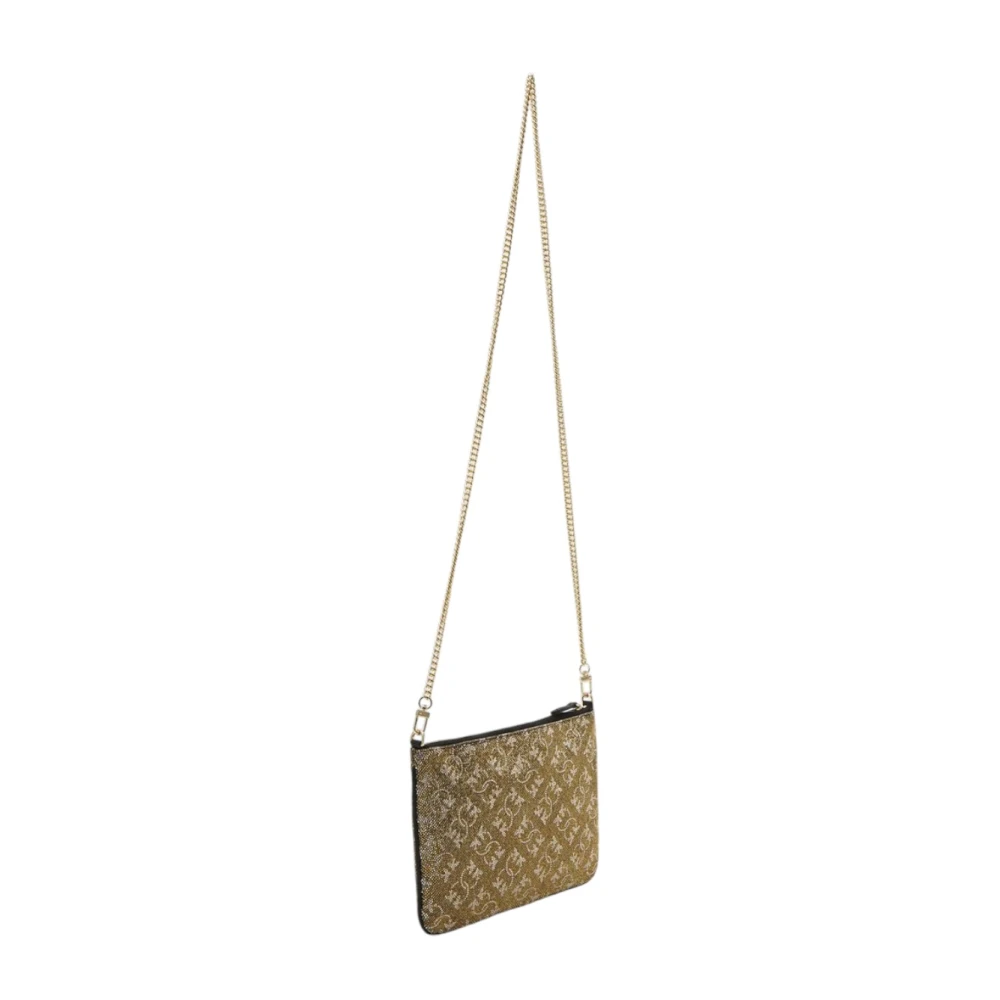 pinko Stijlvolle Leren Tas voor Vrouwen Brown Dames