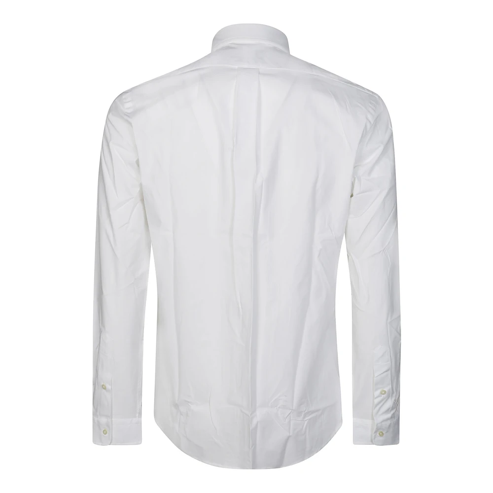 Polo Ralph Lauren Stretch Poplin Overhemd White Heren