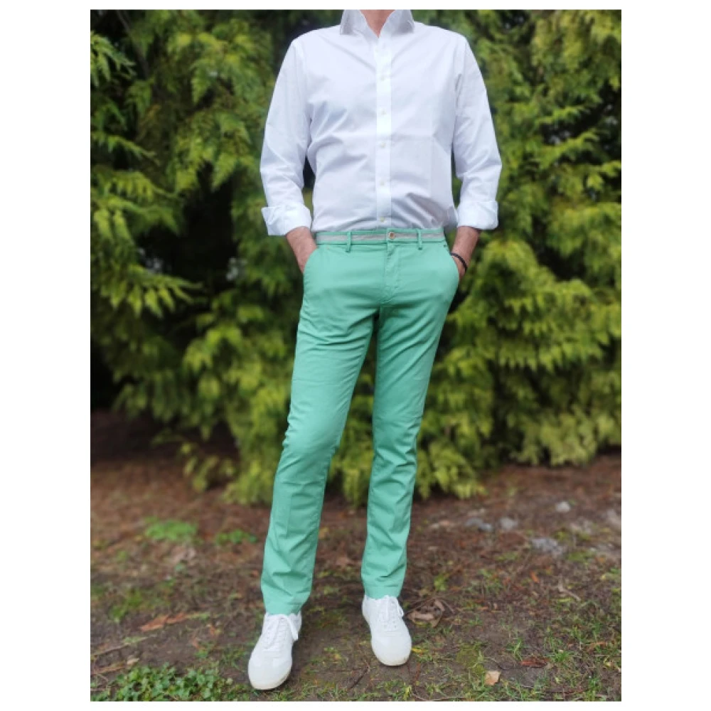 Mason's Slimme Torino University Broek Green Heren