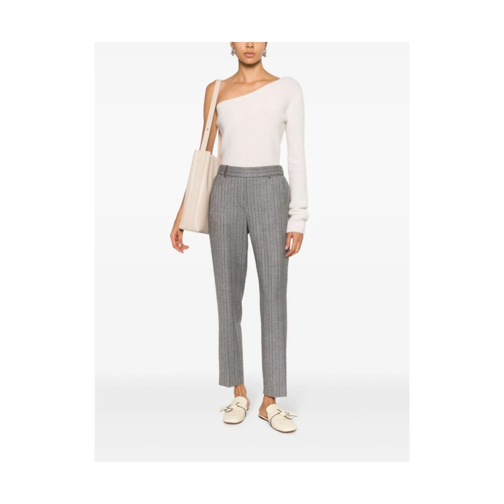 PESERICO Slim-fit Trousers Gray Dames
