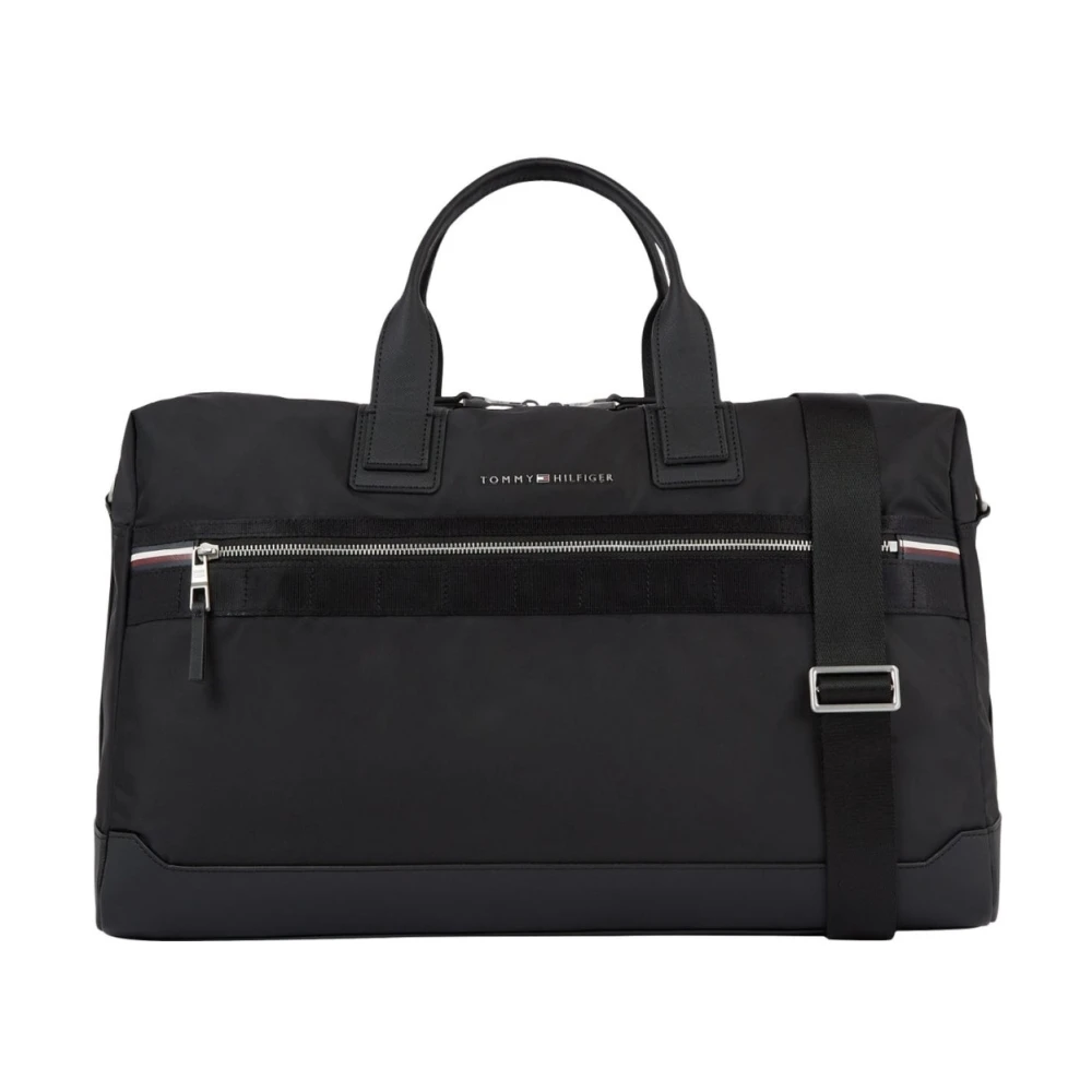 Tommy Hilfiger Zwarte Weekend Duffle Tas Black Heren