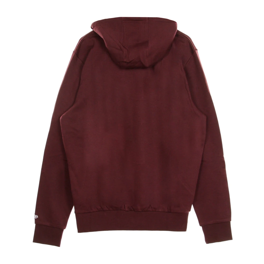 new era Team Logo Hoody Bordeaux Wit Brown Heren