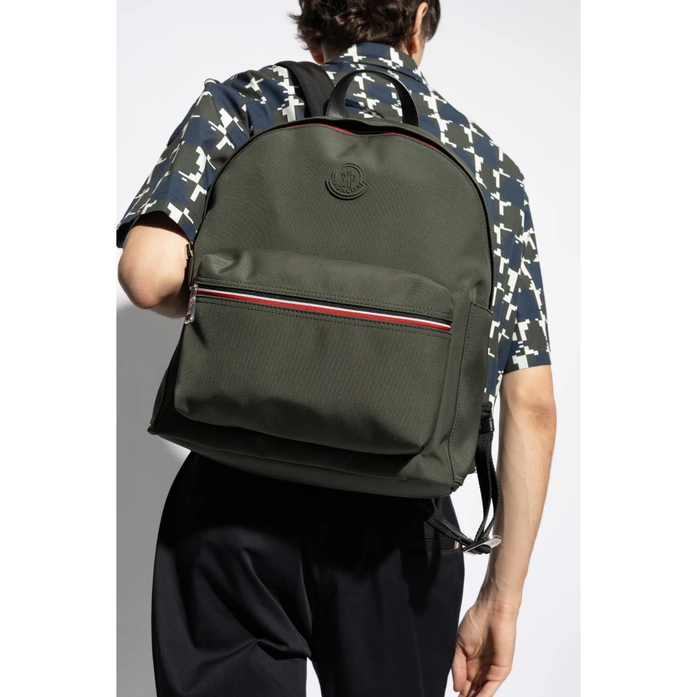 Moncler Rugzak met logopatch Green Heren