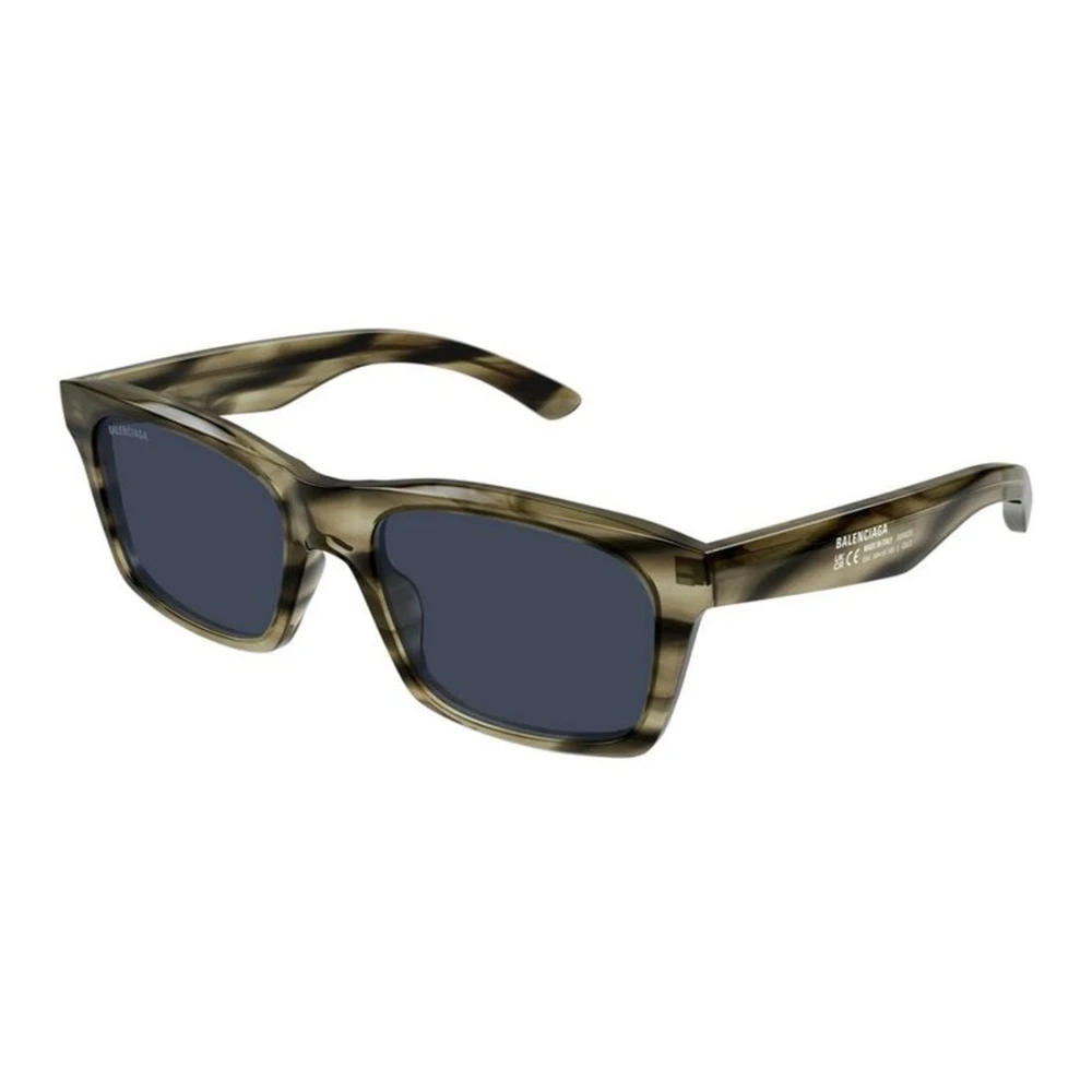 Balenciaga Men's Brown Sunglasses, 56 Mm, Rectangular Sunglasses